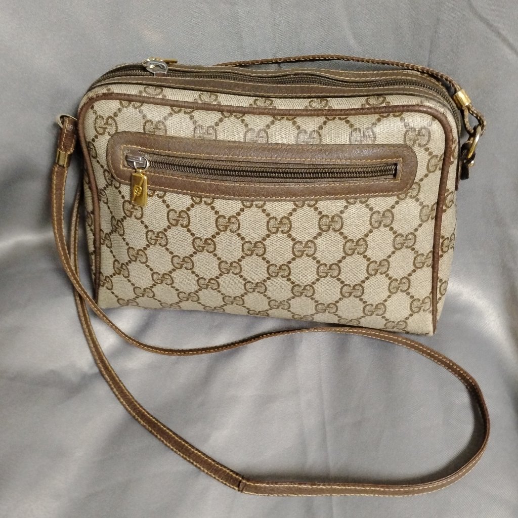 Vintage Gucci Ophidia Web Gg Supreme Crossbody Bag Purse